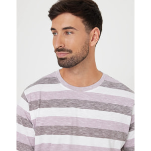 Camiseta Manga Corta Algodón Morado - Galizury