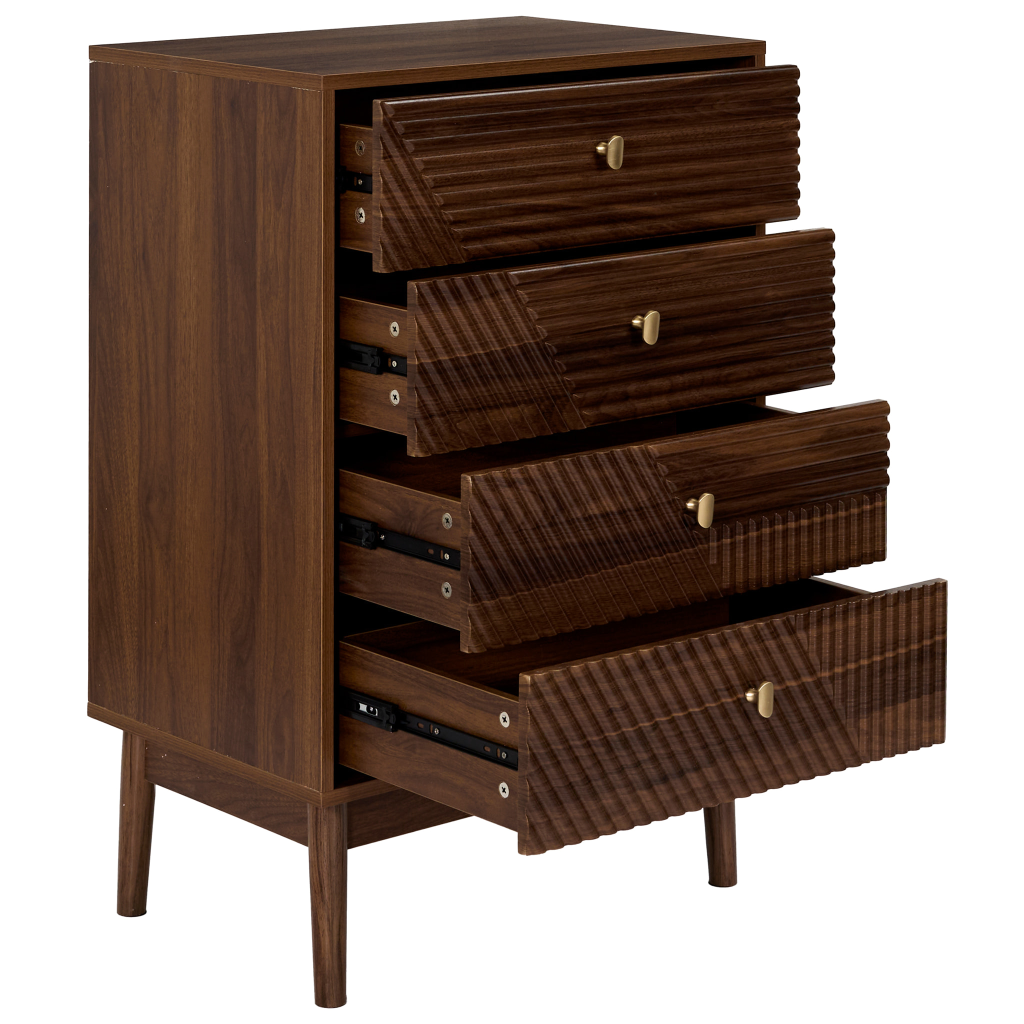 Commode - HOME DECO FACTORY - Tiffany - Rétro-chic - Marron