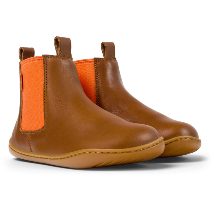 CAMPER Peu Cami - Stivaletti Bambino Marrone
