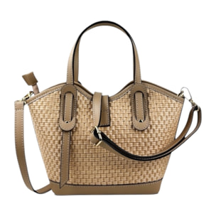 Bolso de Mano Cheval Firenze Gallipoli Mini Gris Pardo