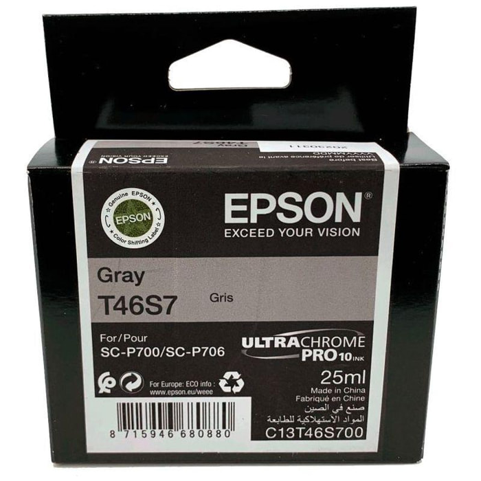 Cartouche d'encre EPSON T46S7 Gris