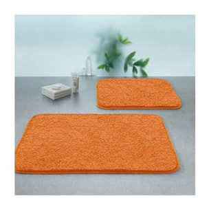 Tapis de bain Coton CAROLINA 55x65cm Orange Spirella