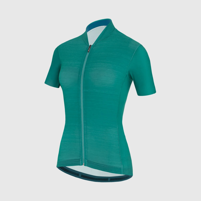 Colore Women's Short Sleeve Jersey - Petrolio