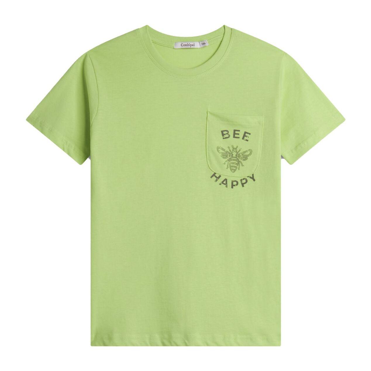 T-SHIRT VERDE ACIDO CONBIPEL