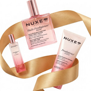 Prodigieux® Floral - Coffret Huile Prodigieuse® Florale 100ml + Le Parfum 15ml + Gelée de Douche 100ml