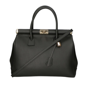 Borsa a mano da donna - Modello Aleria - Vera pelle - 35.0 x 26.0 x 16.0 cm
