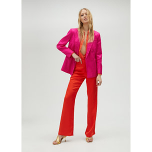 Pantaloni Flare Rossi