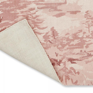 Tapis salon et chambre fait à la main en coton motif floral MADE