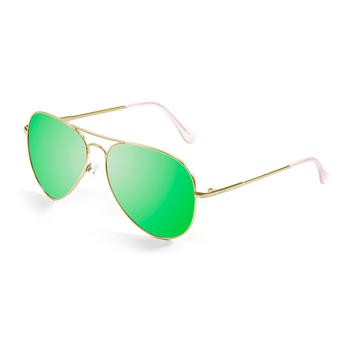 Gafas de sol PALO ALTO CHELSEA - Oro brillante / Plana verde