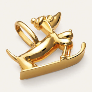 Charm Winter Teckel Baño Oro