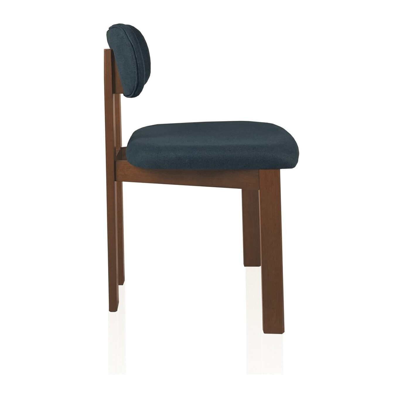 Tomasucci Ensemble de 2 chaises DARA en bois foncé