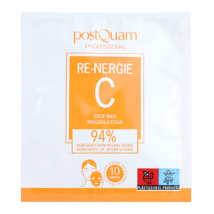 MASCHERA IN TESSUTO CON VITAMINA C 20ML.