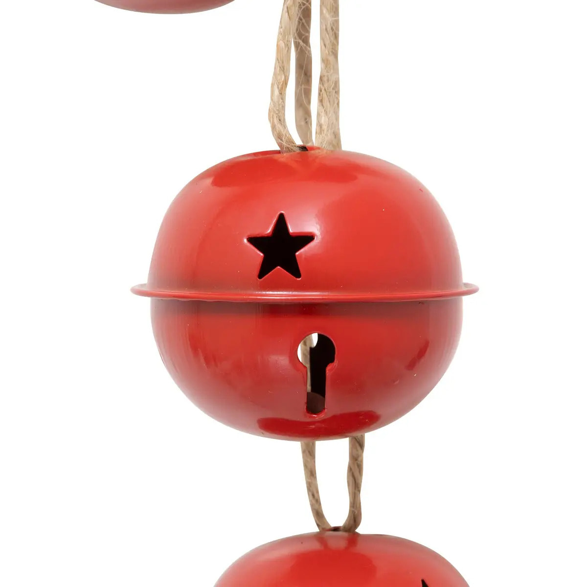 SUSP GRELOTS METAL ROUGE