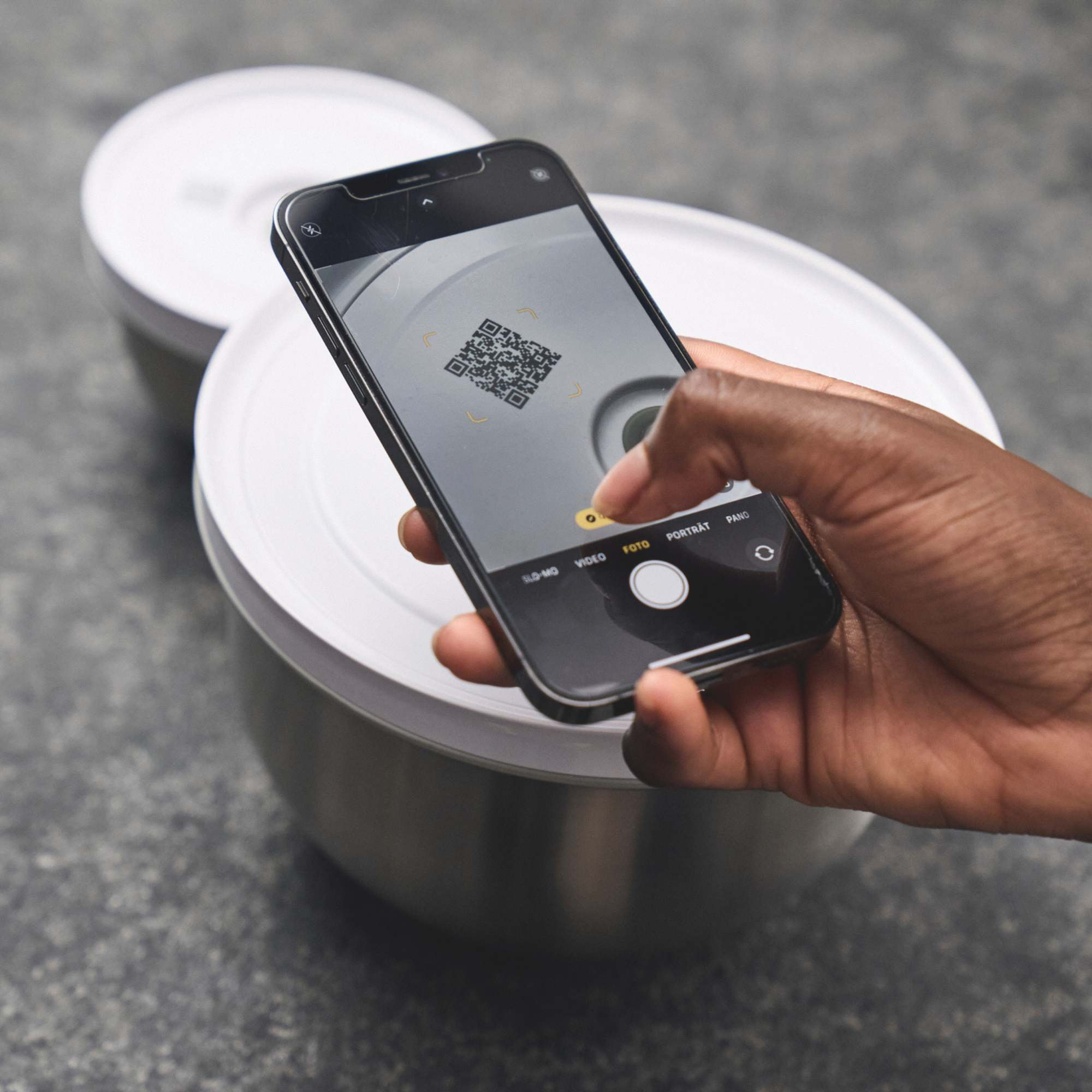 Couvercle de bol sous vide L / 24 cm, Blanc