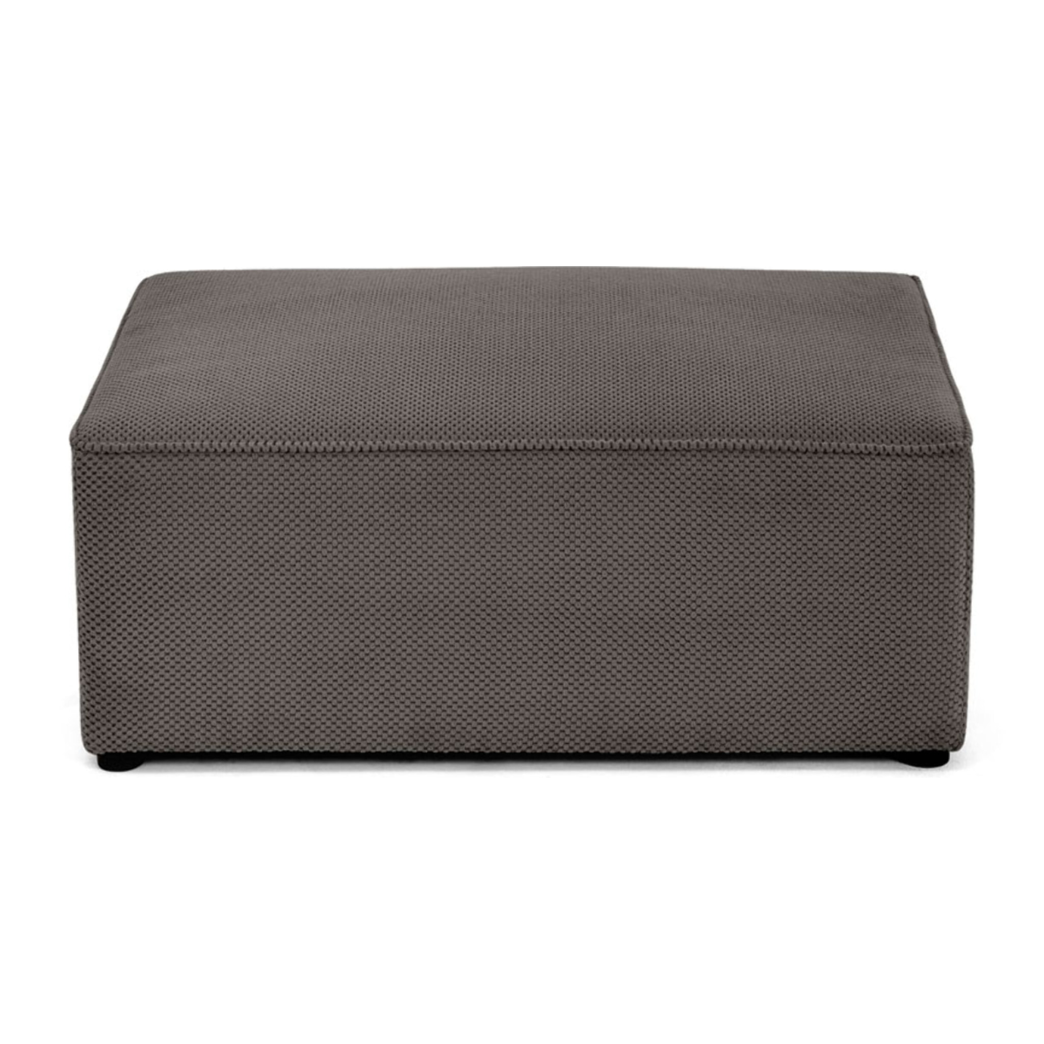 Topaze - pouf - en velours texturé - Gris