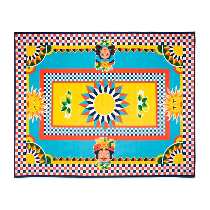 Nappe 140x180 cm Excelsa – Sicilian Rhapsody, Coton et Polyester Multicolore