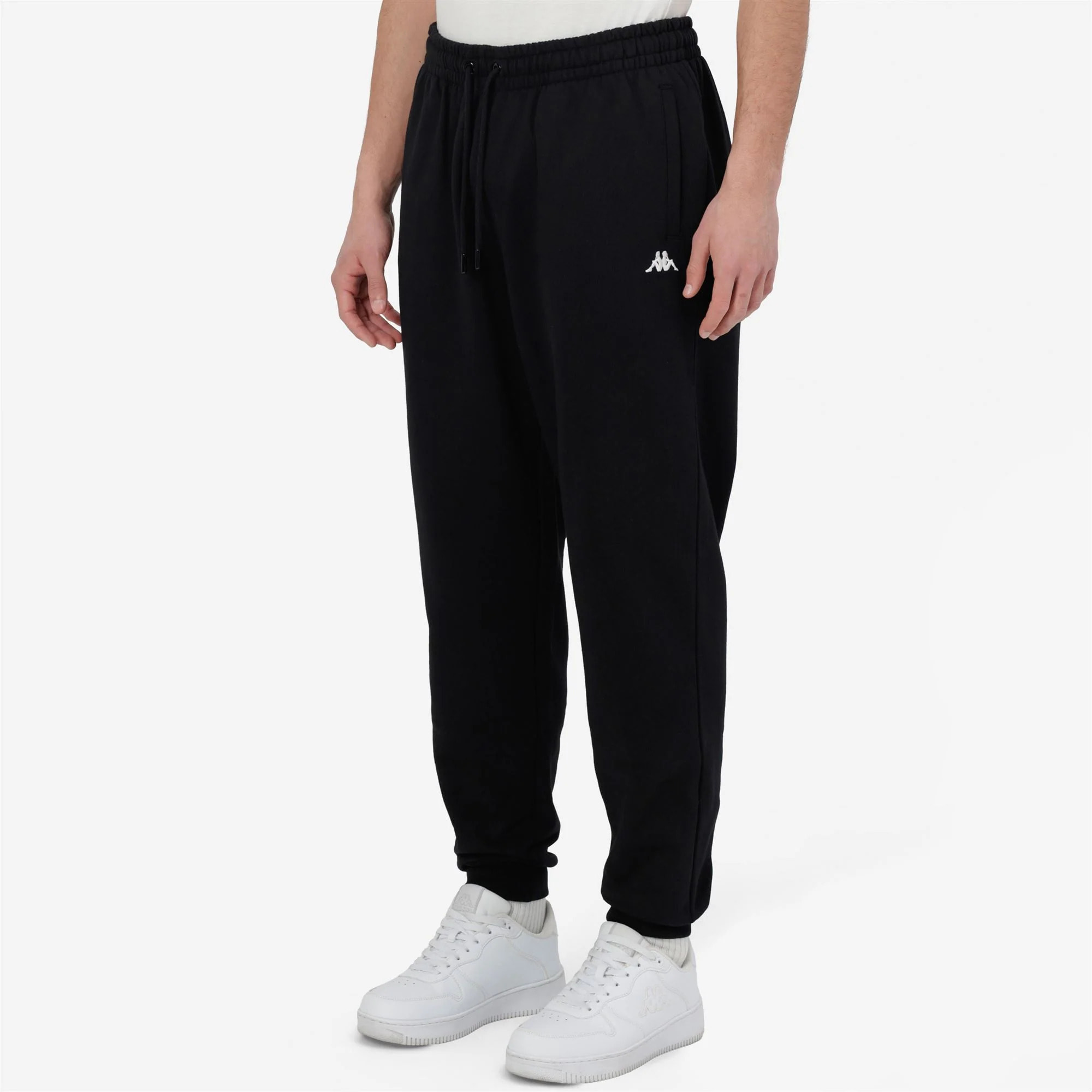 Kappa - Pantaloni Uomo Nero - Authentic Nogany