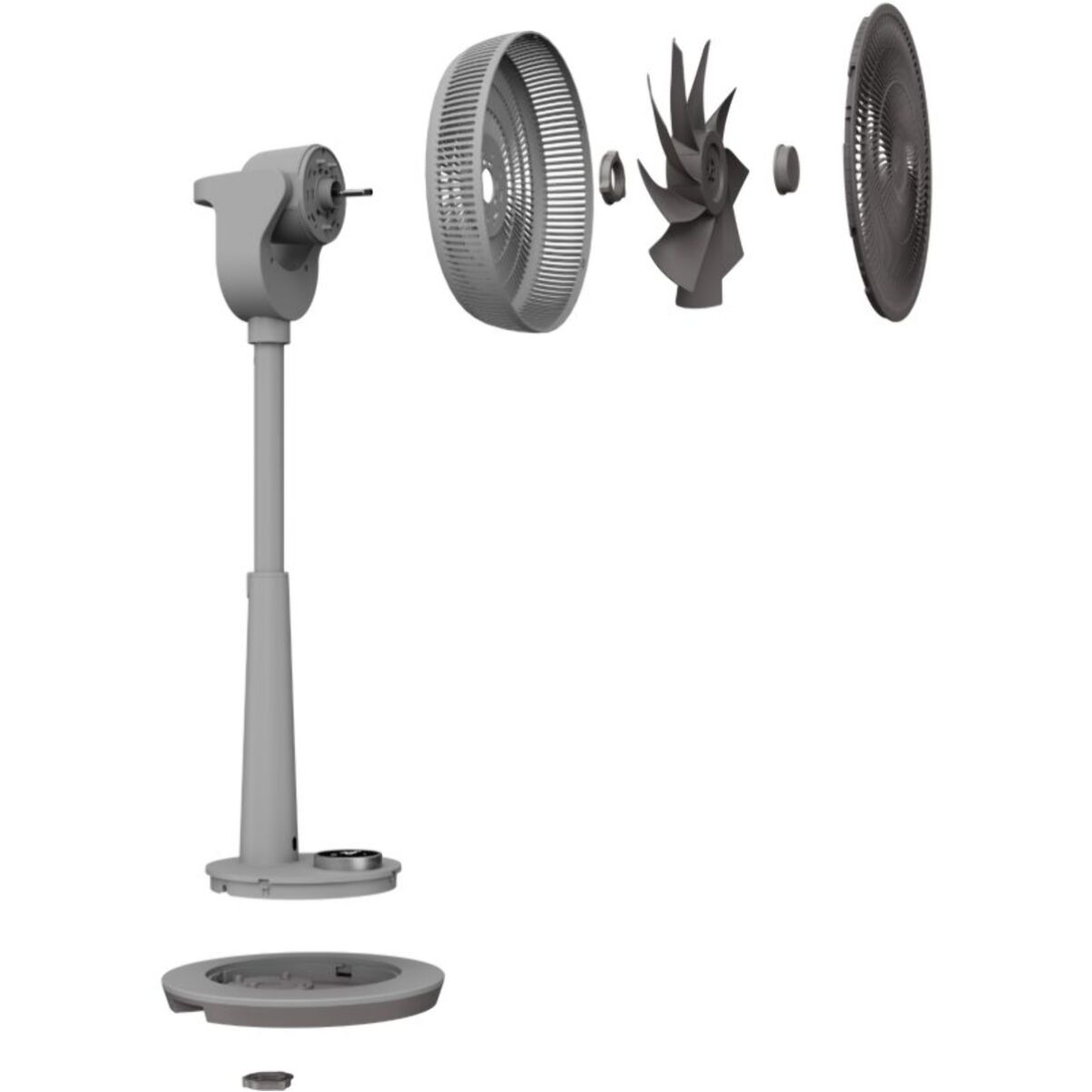 Ventilateur DUUX DXCF27 WHISPER 2 Gris Mat