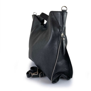 Borse Donna colore Nero-in pelle Made in Italy 39 X 31 X 5cm