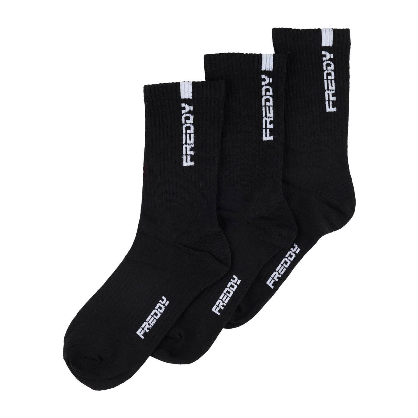 Calzini sportivi taglio medio con logo - Pack da 3 paia