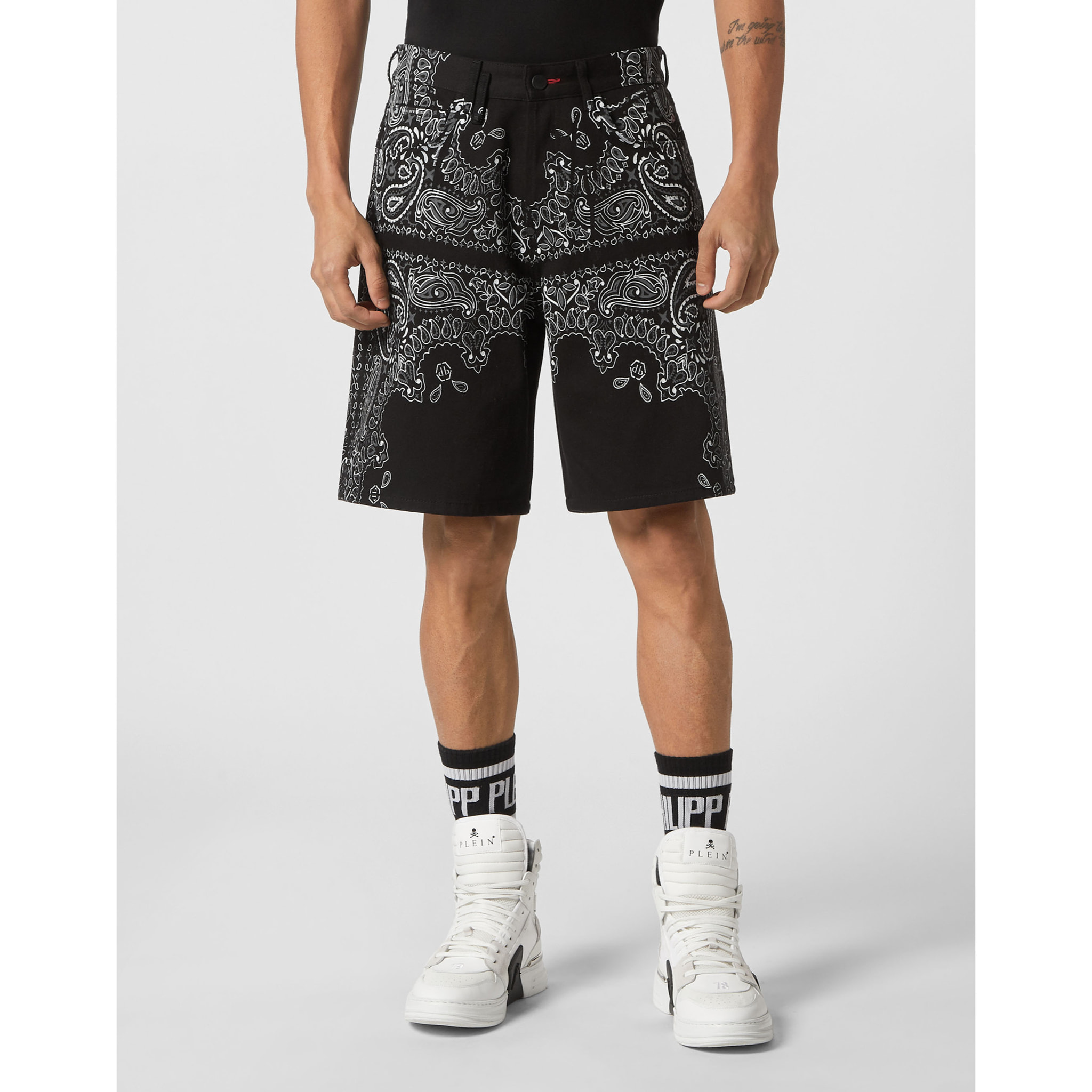 PHILIPP PLEIN Shorts PAISLEY