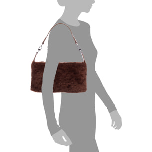 Atzara bolso de mano de pelo suave.