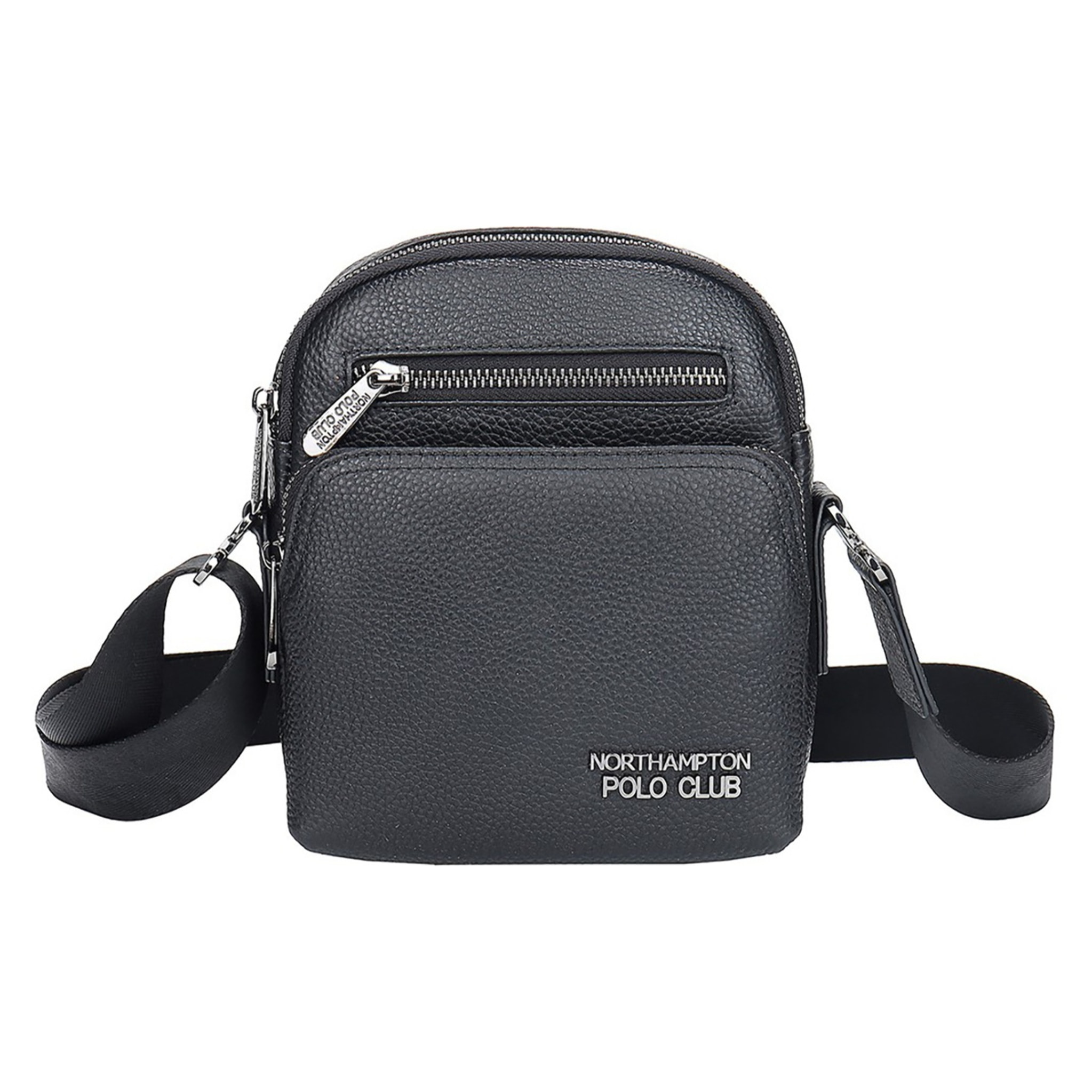 Borsa a tracolla uomo vera pelle - Modello Ebeno Nova - Casual - 21.0 x 18.0 x 9.5 cm