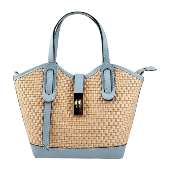 Borsa a mano Cheval Firenze Gallipoli Mini Celeste