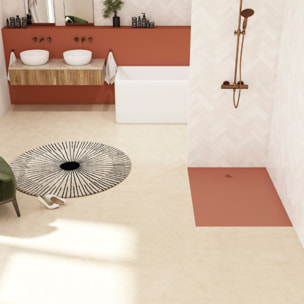 Receveur KINEDO Kinesurf Nova 140X100 Terracotta mat