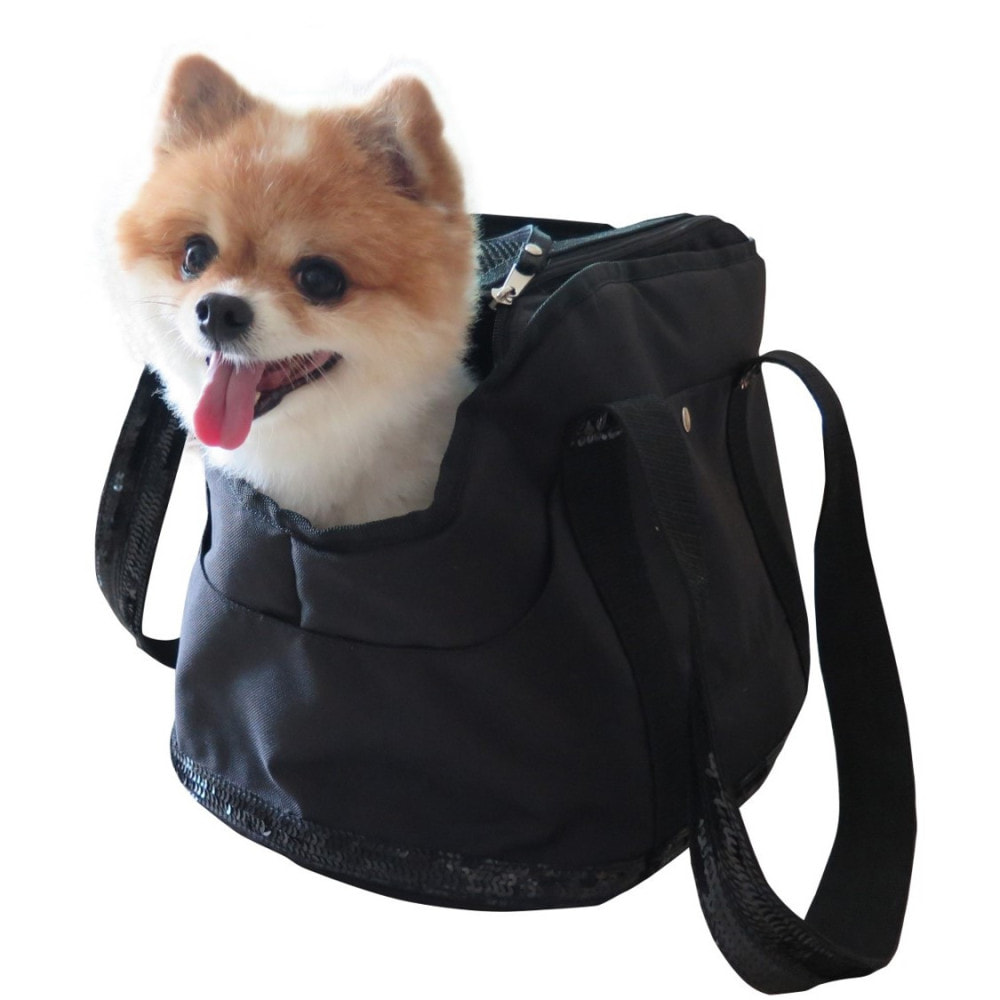 Sac Girly Noir - Sac de transport pour chiens et chats