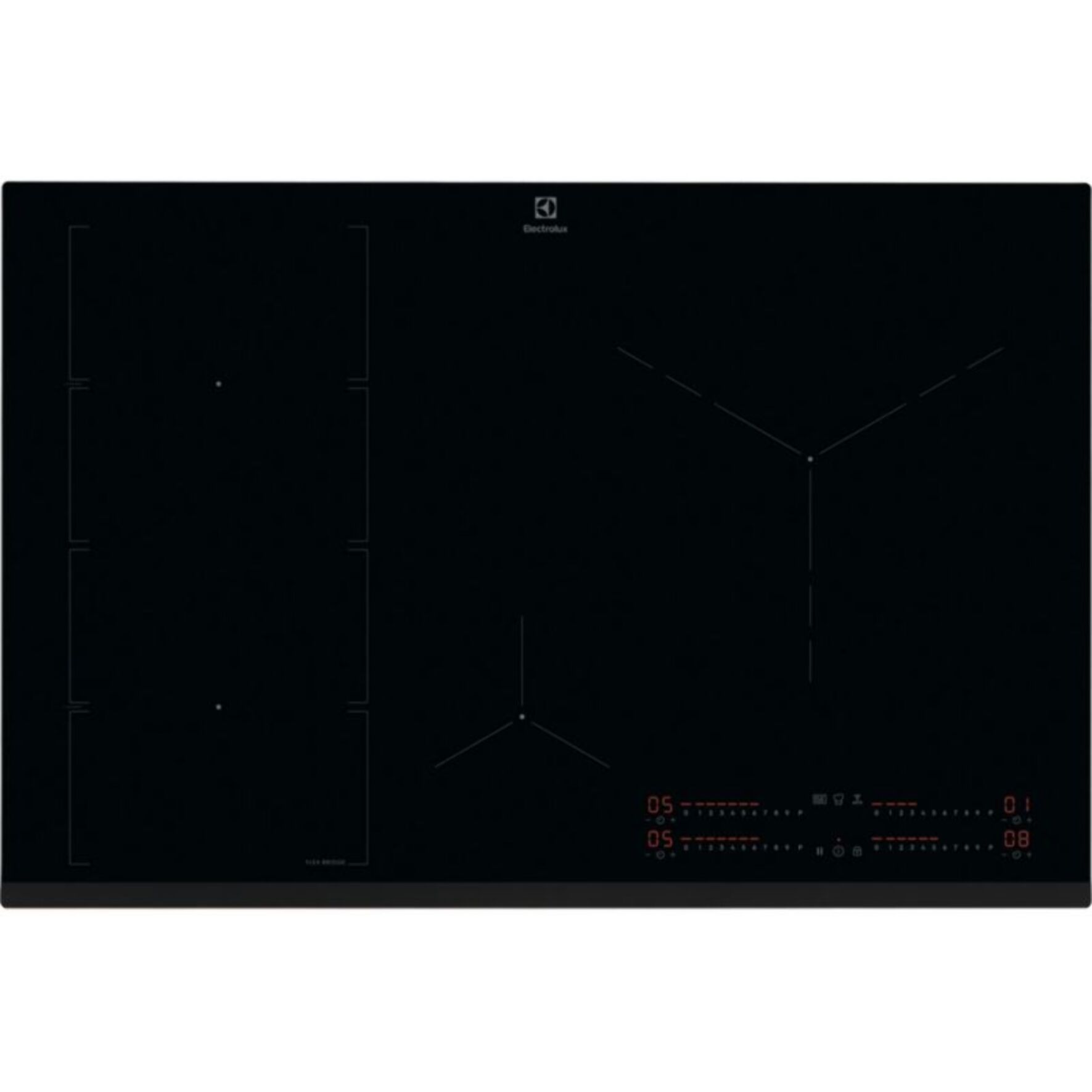 Plaque induction ELECTROLUX EIV85456 80cm - Zone Modulable Flex