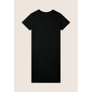 Vestito in jersey con perline dorate