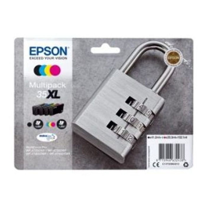 Cartouche d'encre EPSON T3596 N/C/M/J XL Série Cadenas