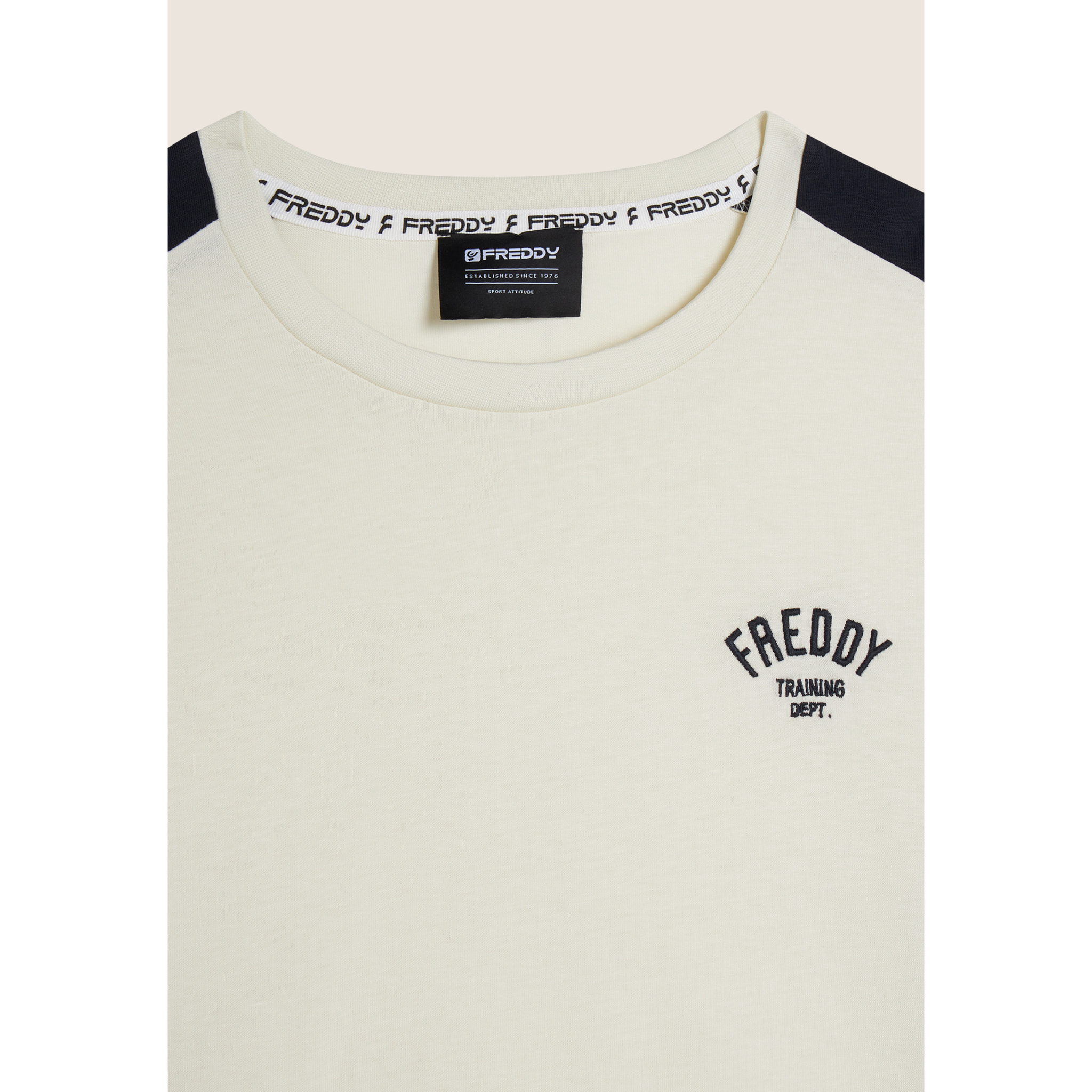 T-shirt Uomo Regular Fit con Dettagli a Contrasto