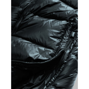 Abrigo para mujer ECOON Niza long jacket - Verde Oscuro