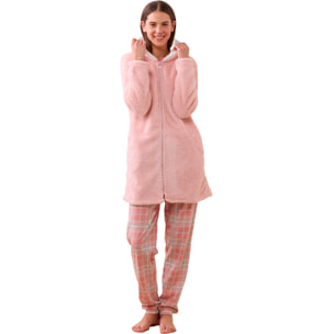 Giacca donna fox in coral con cappuccio Noidinotte