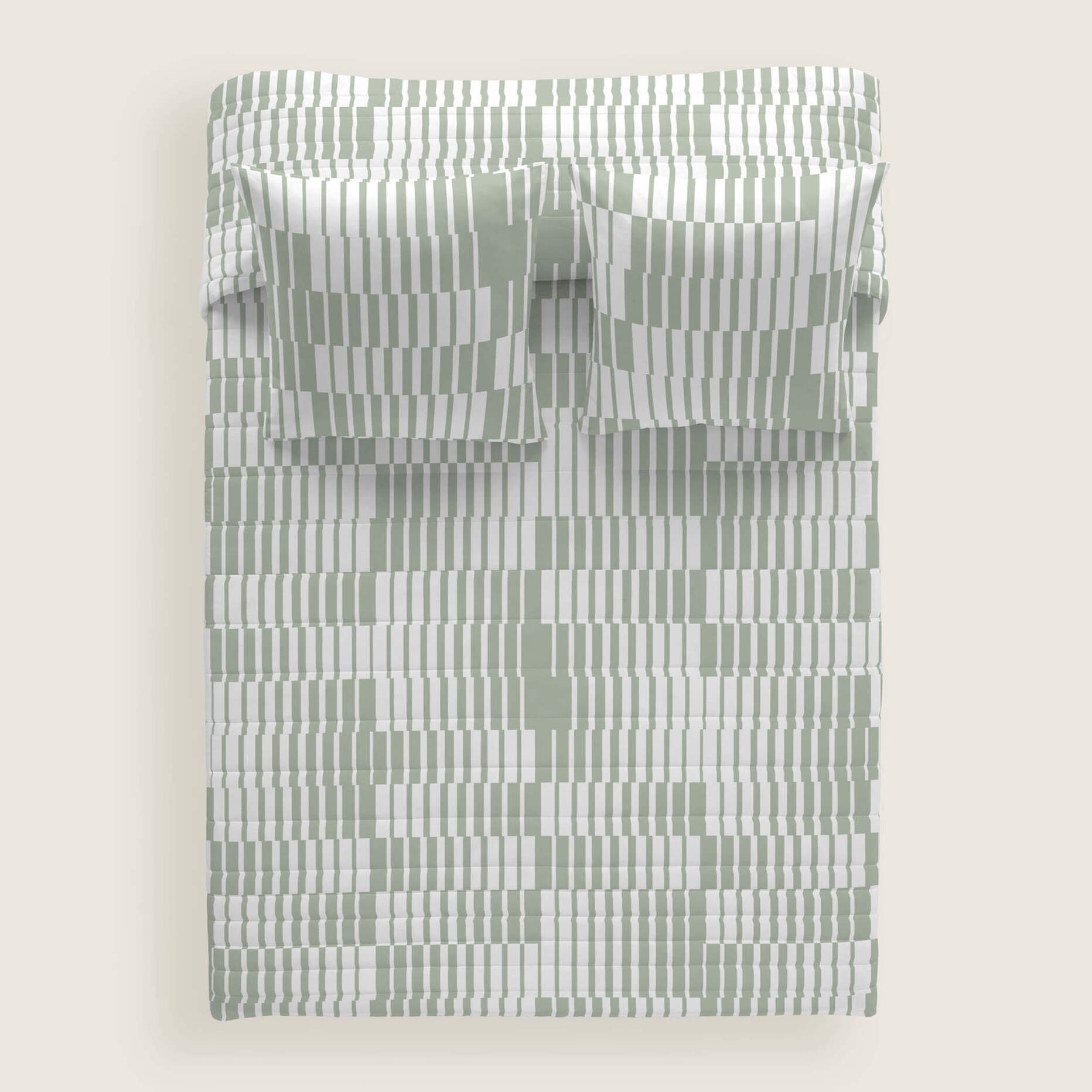 Colcha Bouti Estampada - 2/3 Piezas - 100% Poliéster - Microfibra - 70 gr/m² - Marcos Green