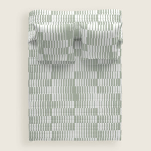 Colcha Bouti Estampada - 2/3 Piezas - 100% Poliéster - Microfibra - 70 gr/m² - Marcos Green