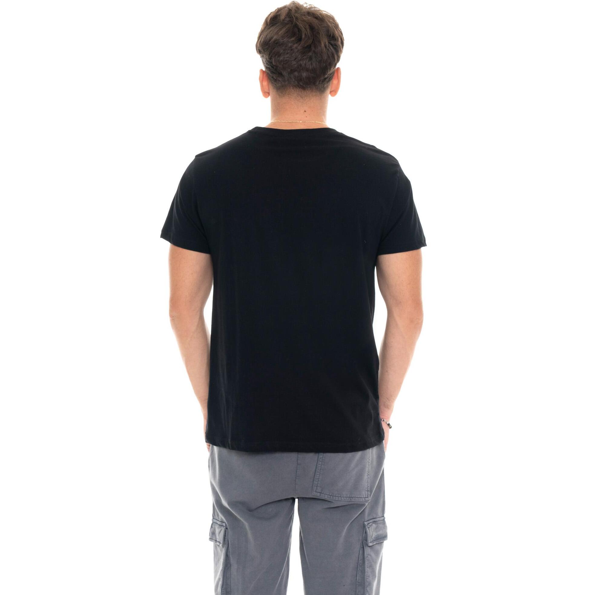 T-shirt uomo a manica corta in cotone, stampa Leone 1947 Graphics