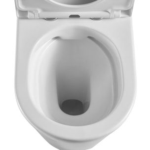 Brevis WC à poser sans bride + abattant softclose (SATBRE031RREXVPSN)