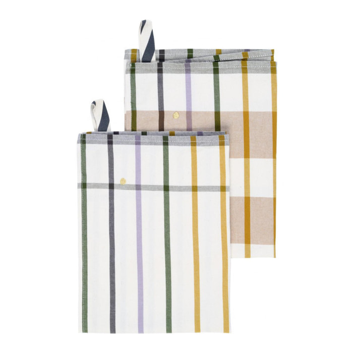 Lot de 2 torchons Archie