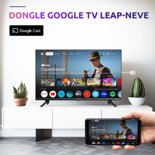 Passerelle multimédia STRONG LEAP-NEVE Stick Google TV 4K Chromecast