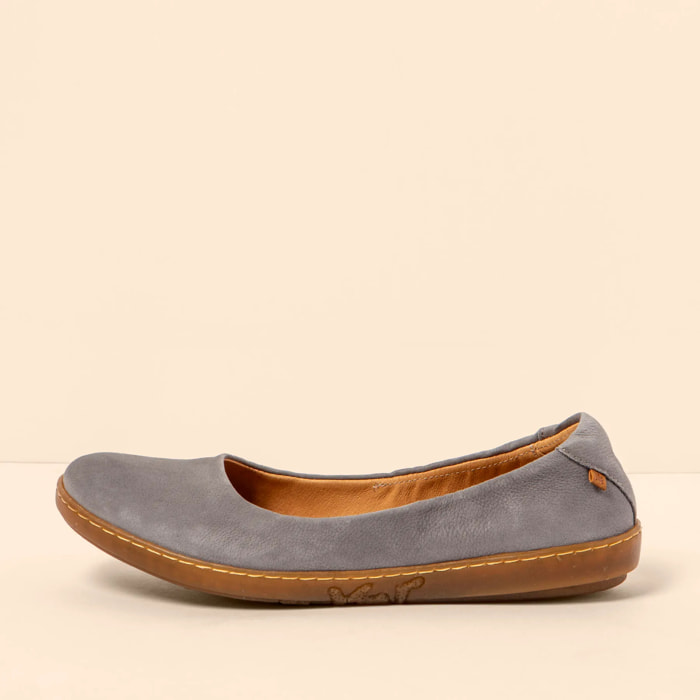 Bailarinas N5300 NOBUCK LAVADO DENIM/ CORAL color Denim