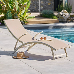 Transat Samba beige lin/argile