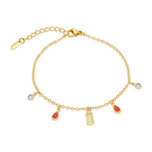 Pulsera Ayisha acabado oro amarillo 18k