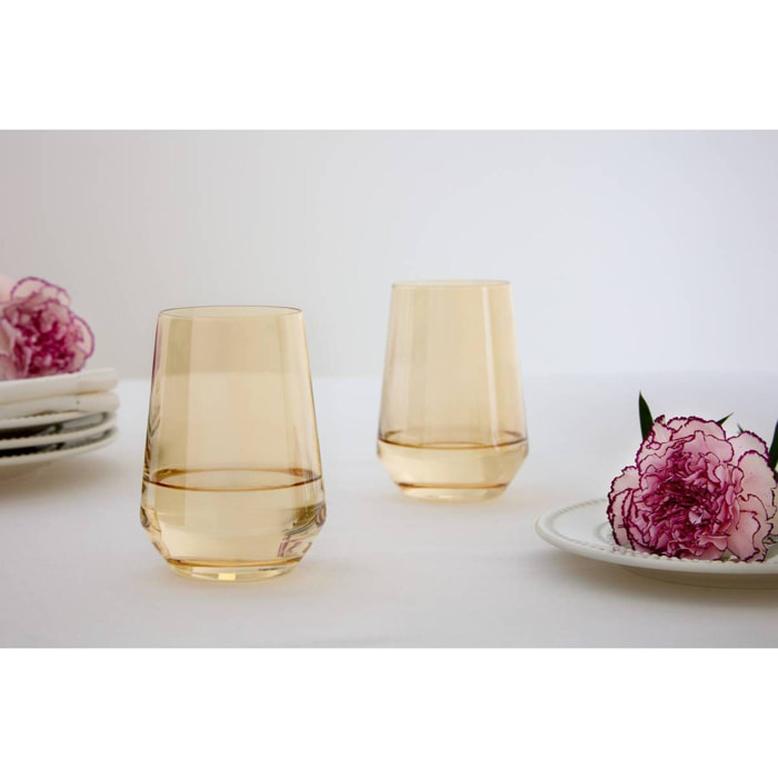 Lot de 4 gobelets Ambre 41cl