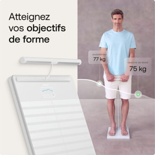 Pèse personne connecté WITHINGS Body Scan Blanche