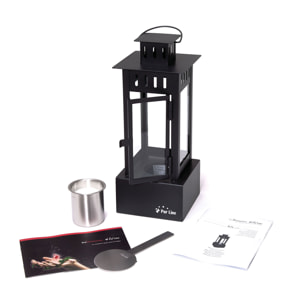 Farolillo de etanol en acero inoxidable IRIS B PURLINE 750 W