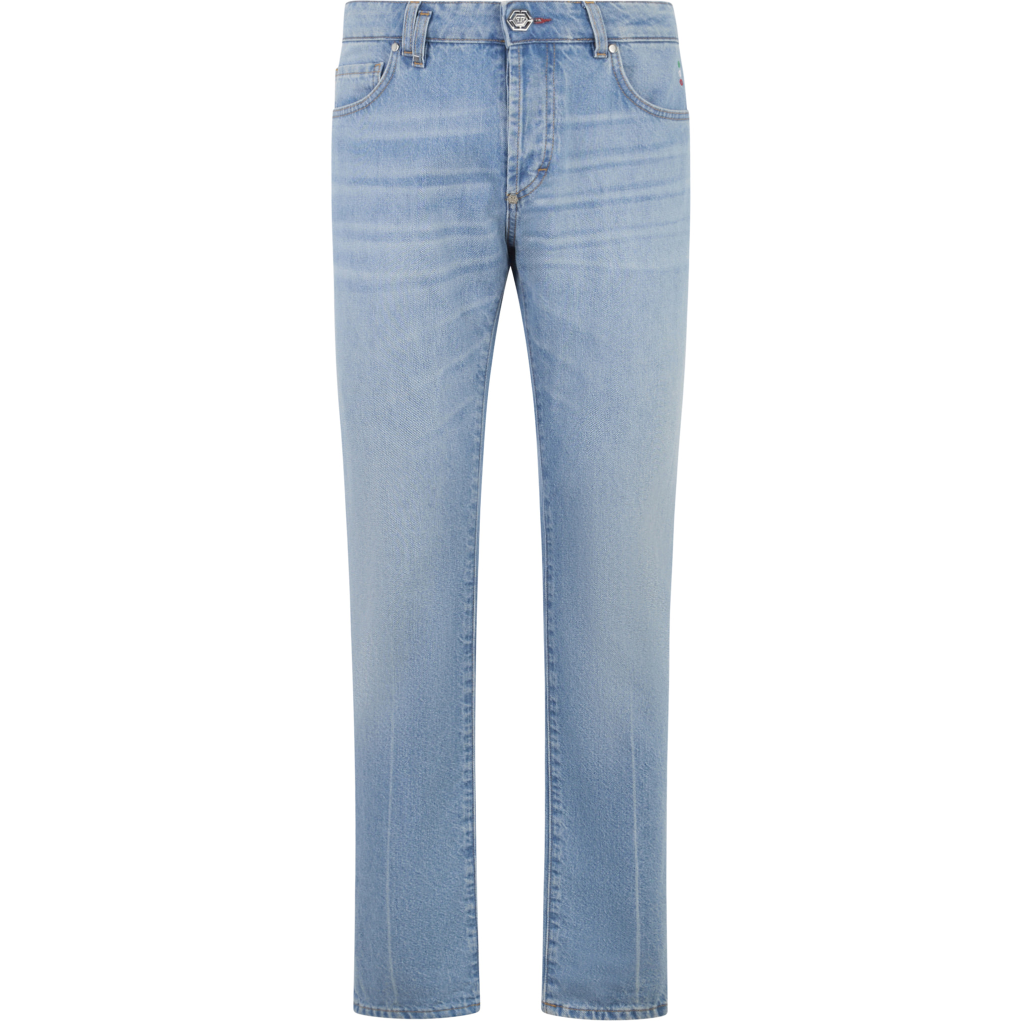 PHILIPP PLEIN Basic Straight Cut Jeans