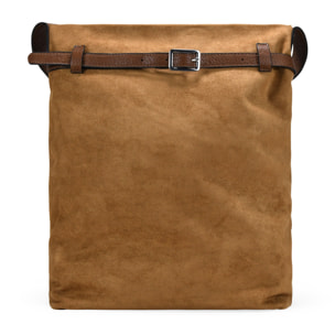 Bolso de hombro cuero con cinturón